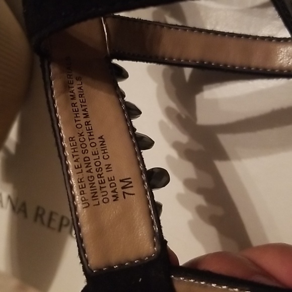 Banana Republic Natalia Black Beaded Heels - Picture 7 of 11